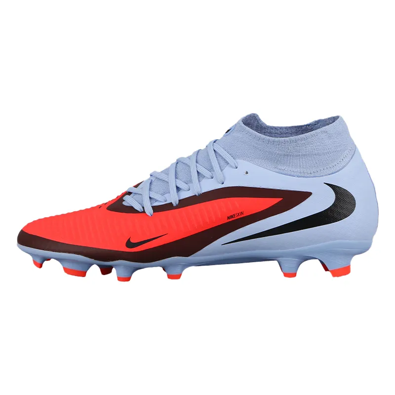Nike Phantom 6 Slip Resistant, Abrasion Resistant, Breathable Soccer Shoes Unisex Blue Red