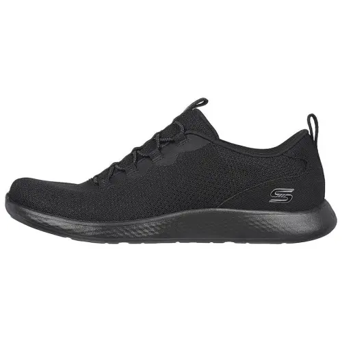 Skechers Relaxed Fit Air Cooled Wear resistant And Lightweight Low top Casual Shoes Women's Black