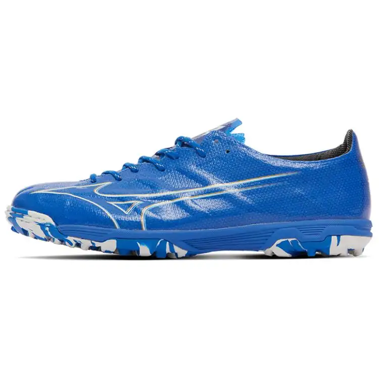 Mizuno Artificial Turf, Natural Grass Slip Resistant Abrasion Resistant Soccer Shoes Men's Blue White