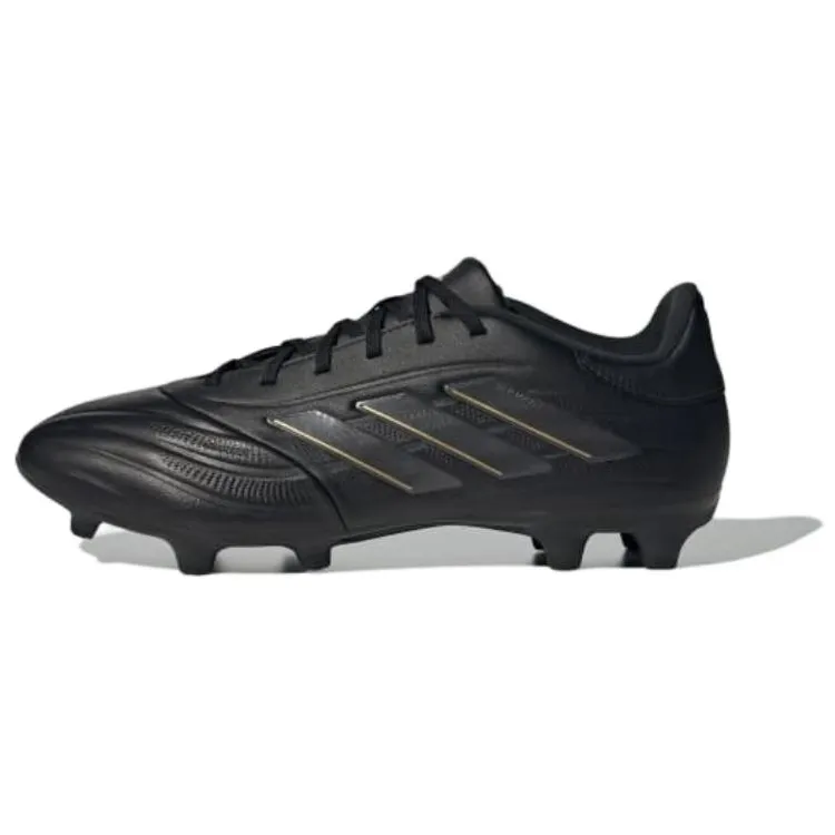 Adidas COPA PURE 2 Firm Ground Slip Resistant Slip Resistant Soccer Shoes Unisex Black Gold