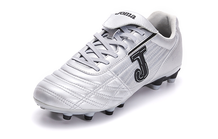 Joma FG Firm Ground Slip Resistant Abrasion Resistant Soccer Shoes Women’s Silver