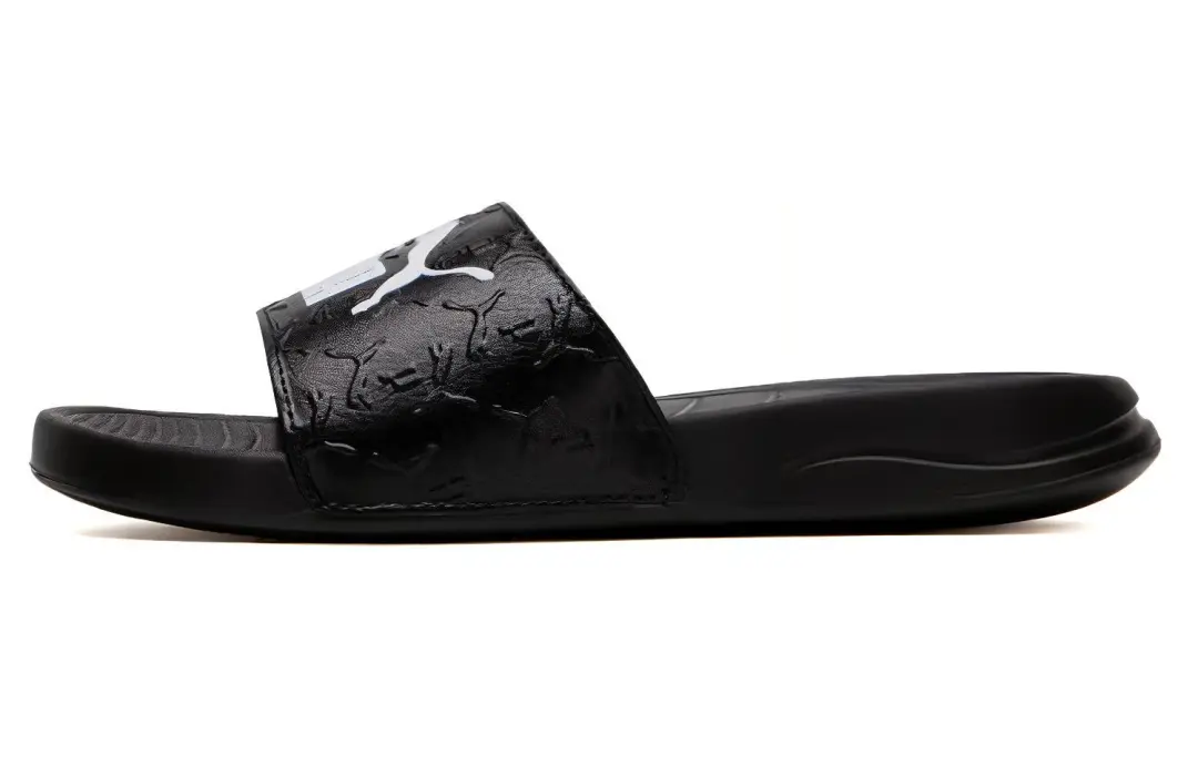 PUMA Popcat 20 Superlogo Slides 'Black White'