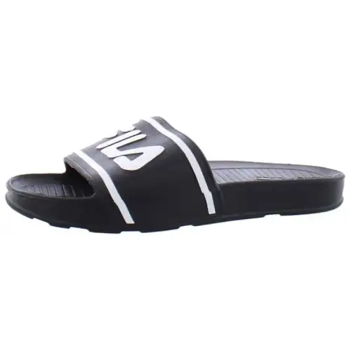 FILA Rubber Sole Slide Slippers Men's Black