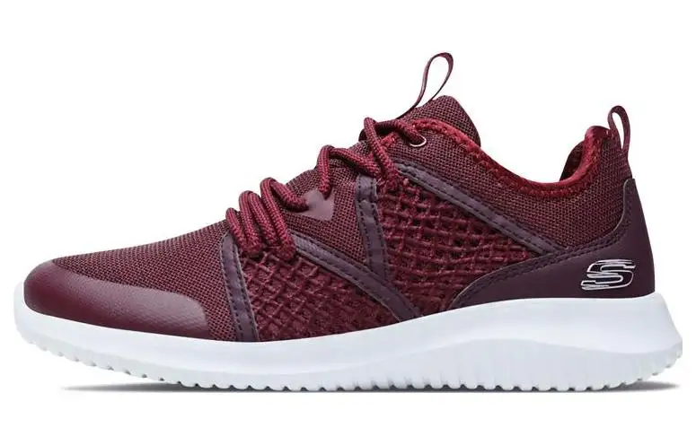 Skechers Slip Resistant, Breathable, Lightweight Low top Sports Casual Shoes Women's Burgundy