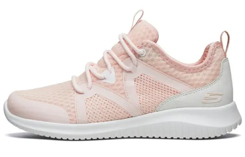 Skechers Ultra Flex Sports Shoes Pink/White Women's