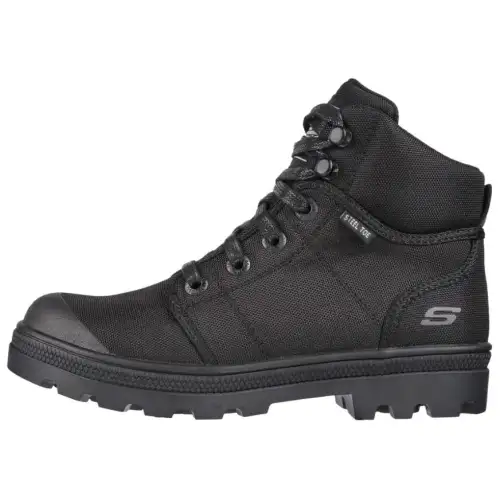 Skechers Work Rotund Darragh ST Crew Combat Boots Women's Black