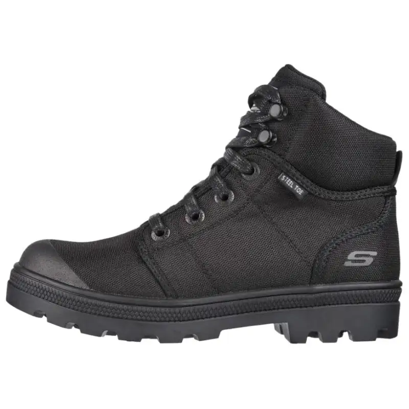 Skechers Work Rotund Darragh ST Crew Combat Boots Women's Black