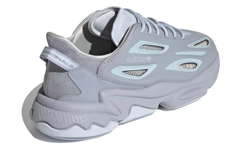 Женские кроссовки adidas originals Ozweego Celox (серые) — фото 4