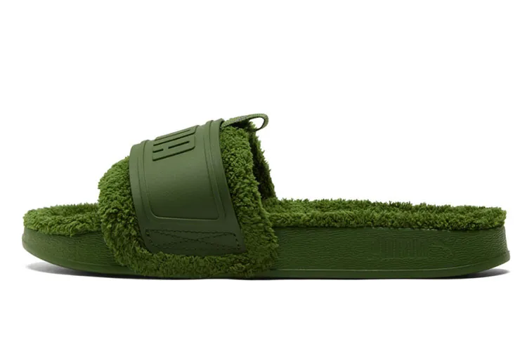PUMA Leadcat Ylm Slide Winter Slipper Green