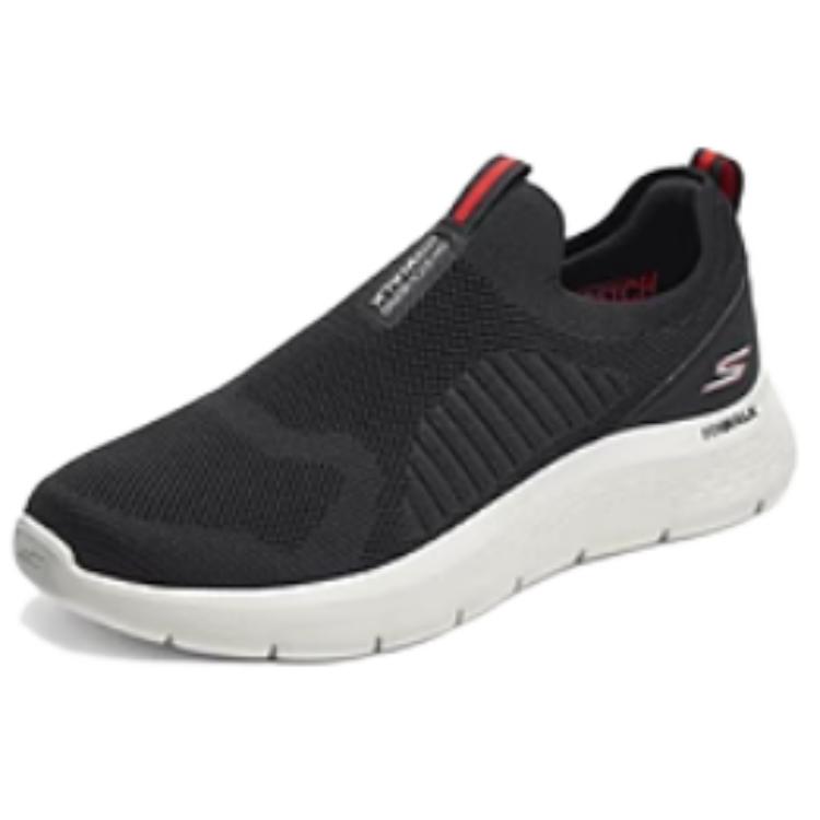 Skechers Go Walk Fle Breathable And Resilient Low top Casual Shoes Men’s Black White