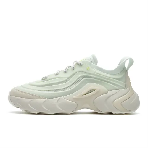 FILA FUSION Ray 4 Fashion Trend Low top Casual Shoes Women's White Green
