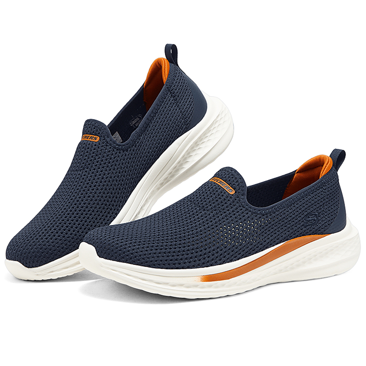 Skechers SLADE Low top Casual Shoes Men’s Marine Blue