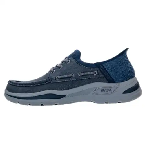 Skechers Arch Fit Motley Comfortable Low top Casual Shoes Men's Blue