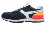Li Ning Glory Series Casual Shoes Women's Low Top Black/White/Orange