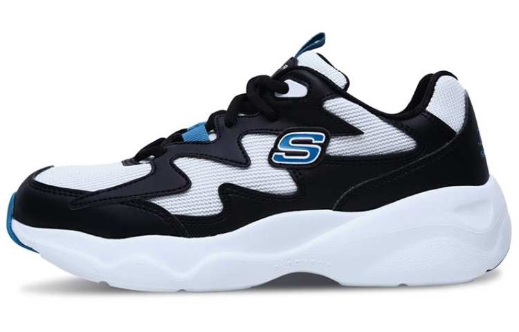 Кеды Skechers D'Lites Airy (черно-бело-синие)