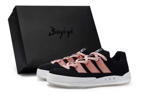 Adidas Originals Adimatic 811 Manufacturing, Midnight Orange Pink, Special Shoe Box Low top Casual Shoes Unisex