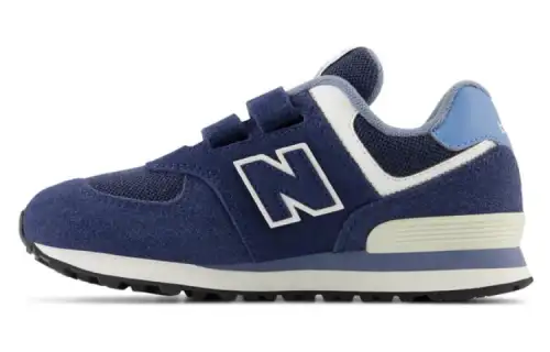 574 New Balance Hook & Loop Little Kid 'Navy Heritage Blue'