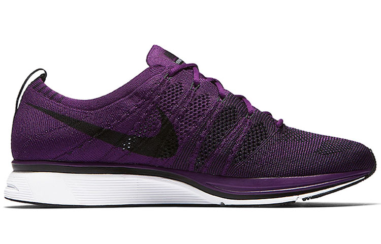 Кроссовки Nike Flyknit Trainer (фиолетовые) — Фиолетовый — фото 2