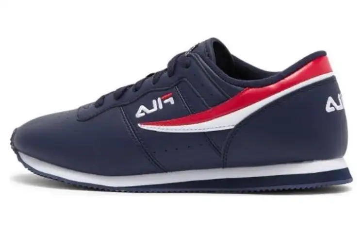 FILA Classico 18 Comfortable Round Toe Low top Casual Shoes Men's Blue