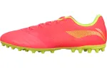 Li Ning Iron MG Multi Ground Artificial Turf Coverage Soccer Shoes Men's Neon Red