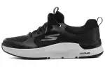 Skechers Go Train Move Mesh, Synthetic Leather Low top Casual Shoes Women's Black Gray