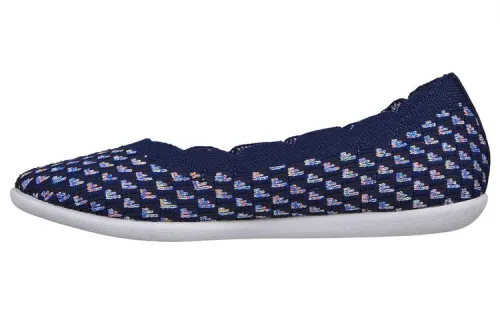 Skechers Sport Fabric Low top Casual Shoes Blue White