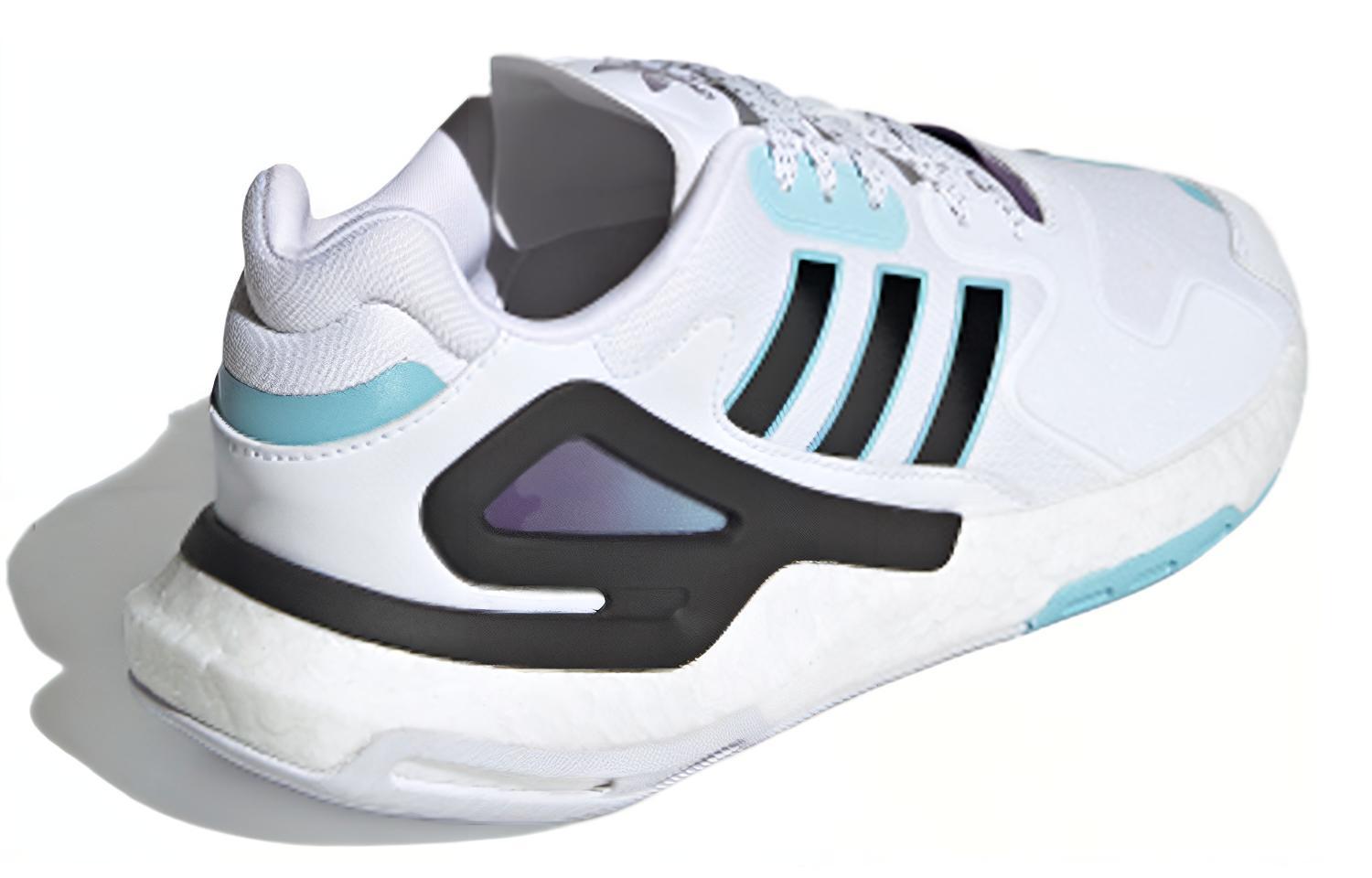 Мужские кроссовки adidas originals Day Jogger (бело-черные) — фото 4