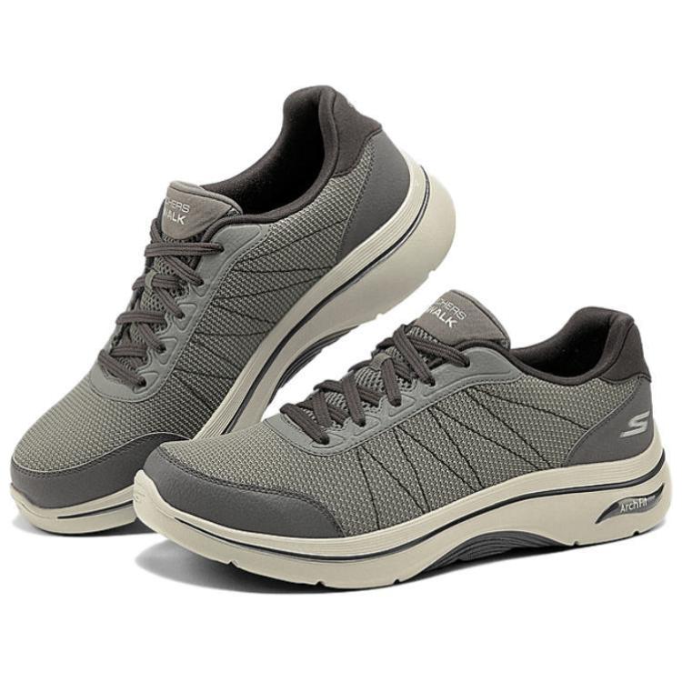Skechers Go Walk Arch Fit Low top Casual Shoes Men’s Gray