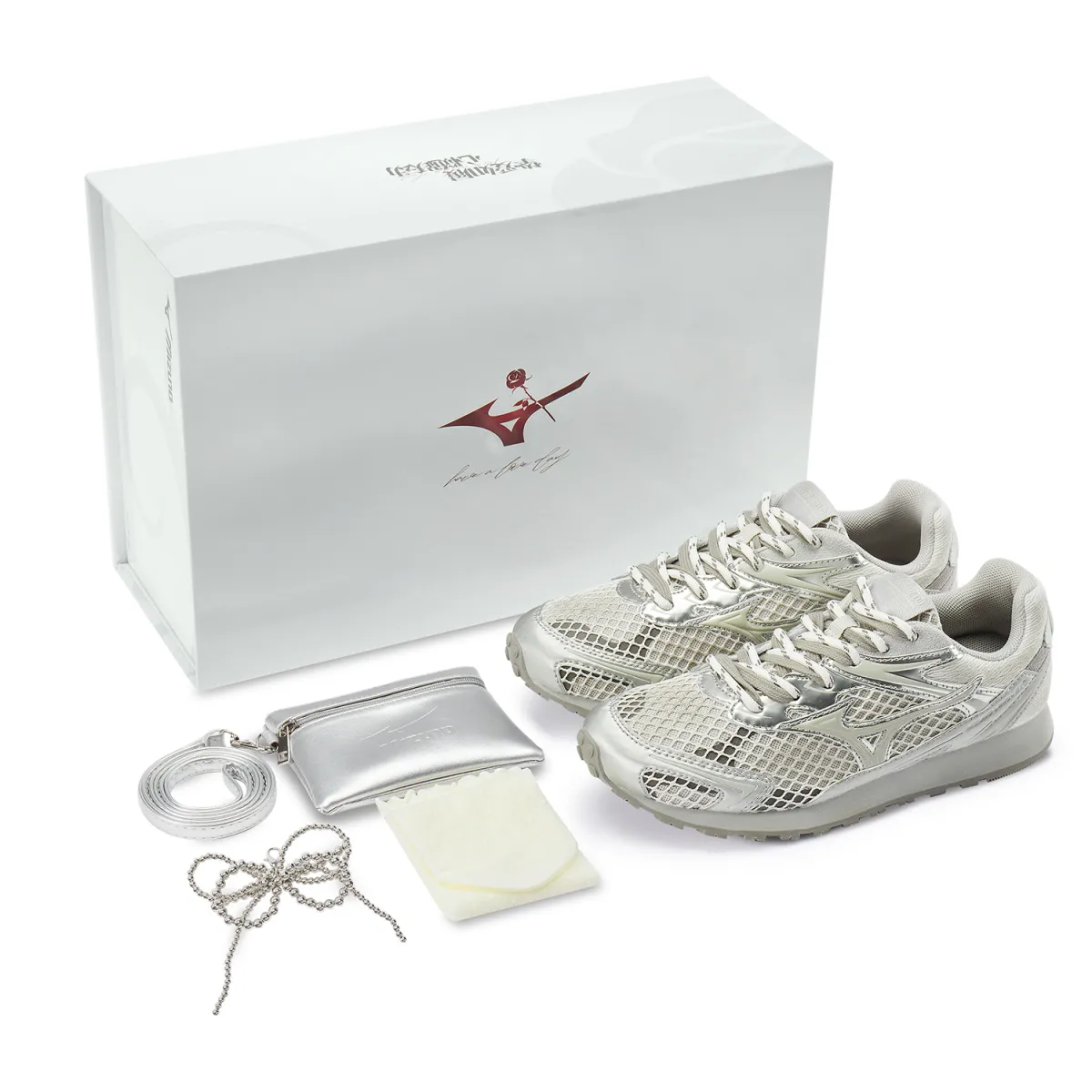 Mizuno LG 60S Low top Casual Shoes Unisex Waffle Gold