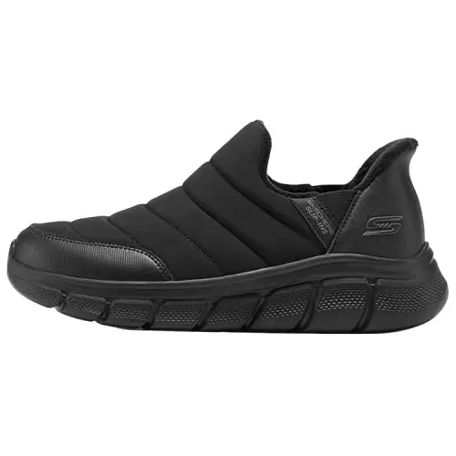 Skechers BOBS B FLEX Comfortable And Trendy Abrasion Resistant Low top Casual Shoes Men's Black
