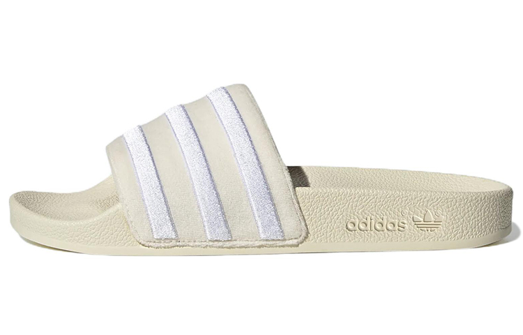 Женские шлепанцы adidas adidas originals ADILETTE SLIDES (бежево-белые)