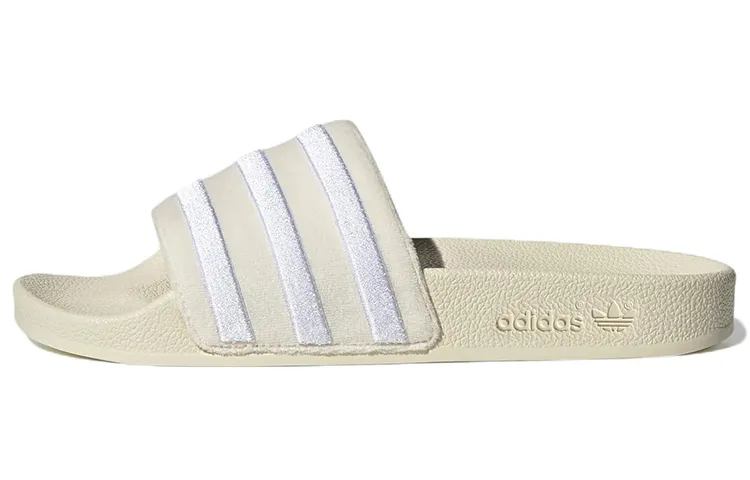 Adidas Originals ADILETTE SLIDES Slide Slippers Women's Beige