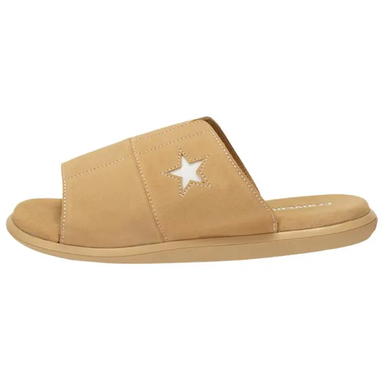 Converse One Star Rubber Sole Slide Slippers Unisex Brown