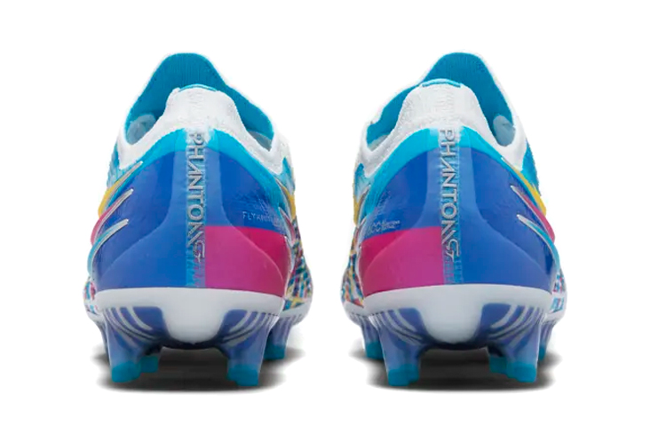 Бутсы Nike Phantom GT Elite 3D FG (синий / розовый) — фото 5