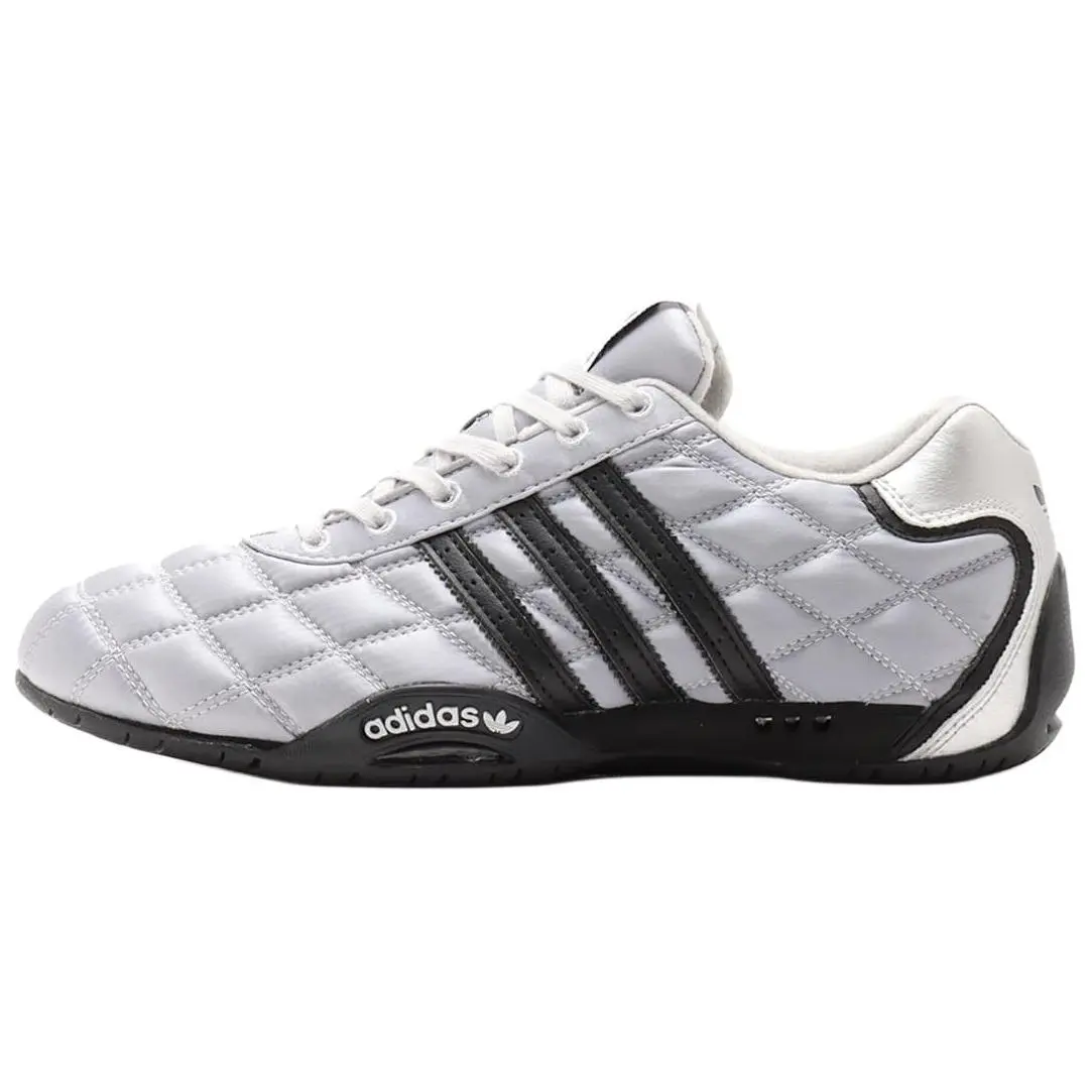 Adidas Originals ADIRACER Slip Resistant Abrasion Resistant Coverage Low top Casual Shoes Unisex Gray