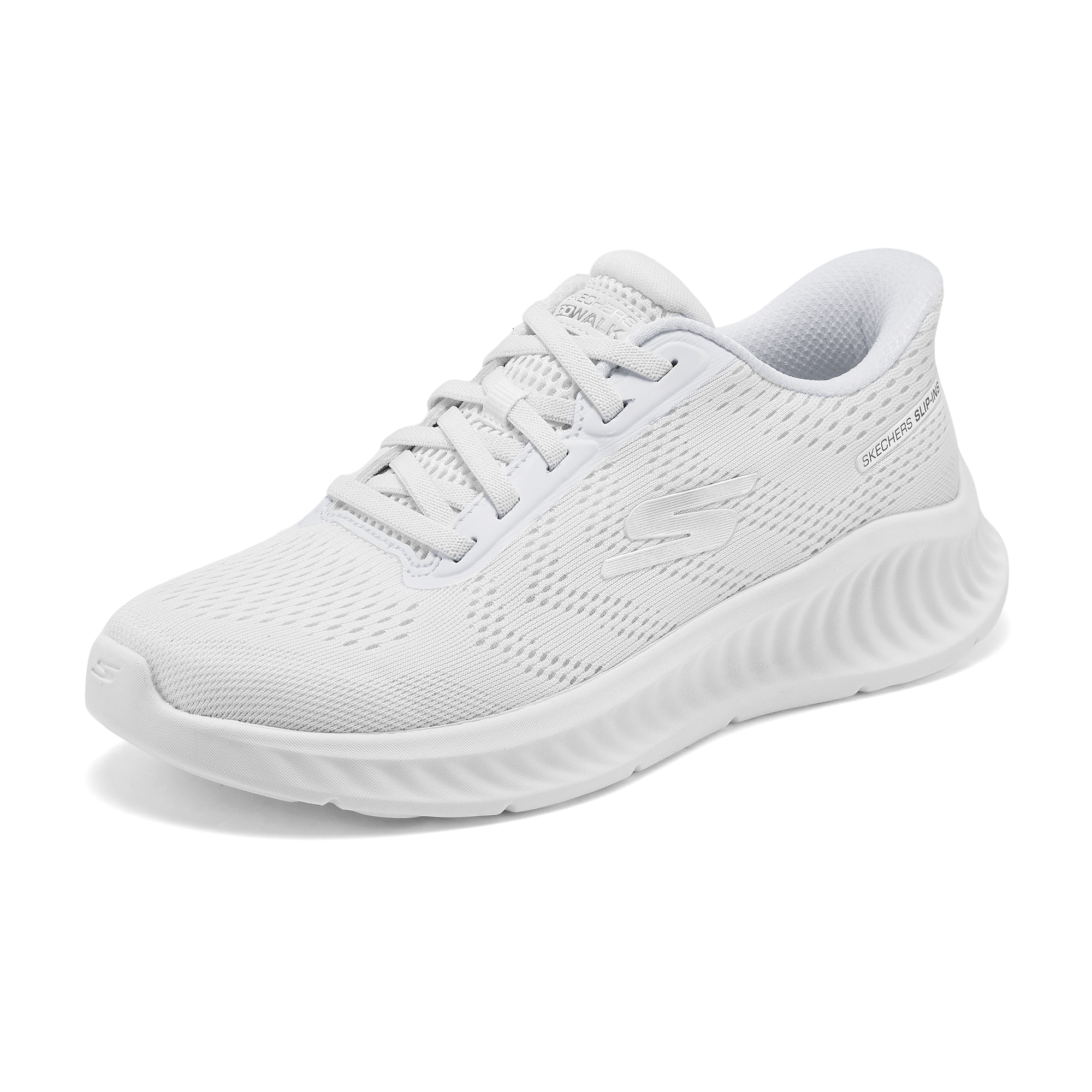 Skechers Women’s GO WALK Fabric Low top Casual Shoes Women’s White