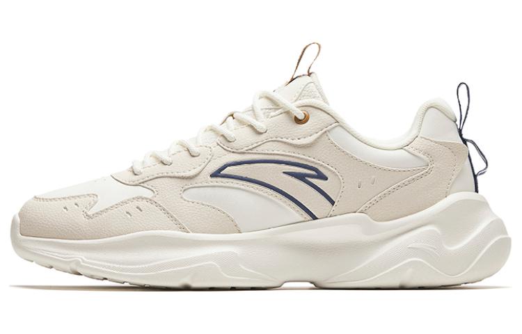 Anta Life Collection Versatile Cushioning Abrasion Resistant Lightweight Low top Casual Shoes Men's Gray White