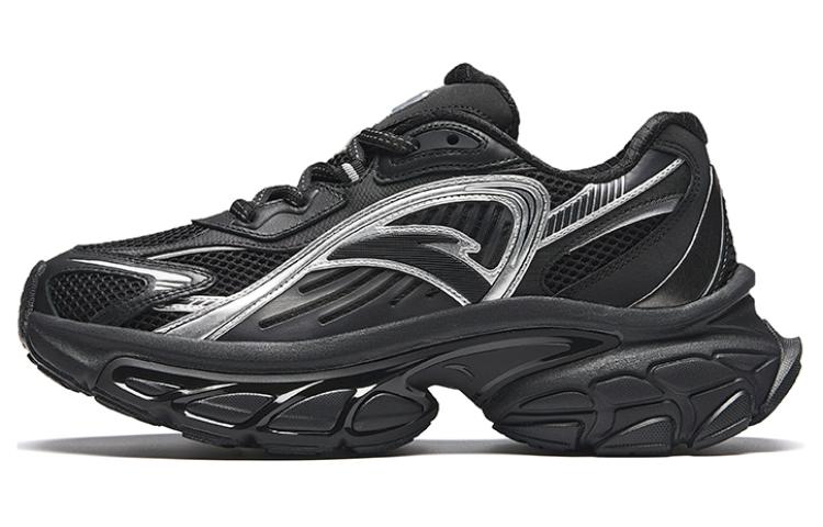Anta Life Collection Versatile Cushioning Slip Resistant Low top Casual Shoes Men's Black