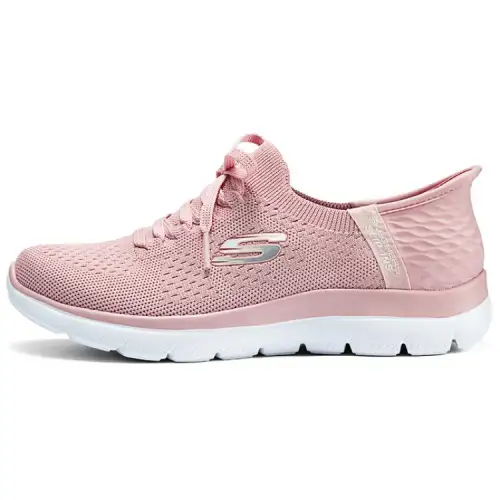 Skechers Sport Abrasion Resistant Abrasion Resistant Low top Casual Shoes Women's Pink