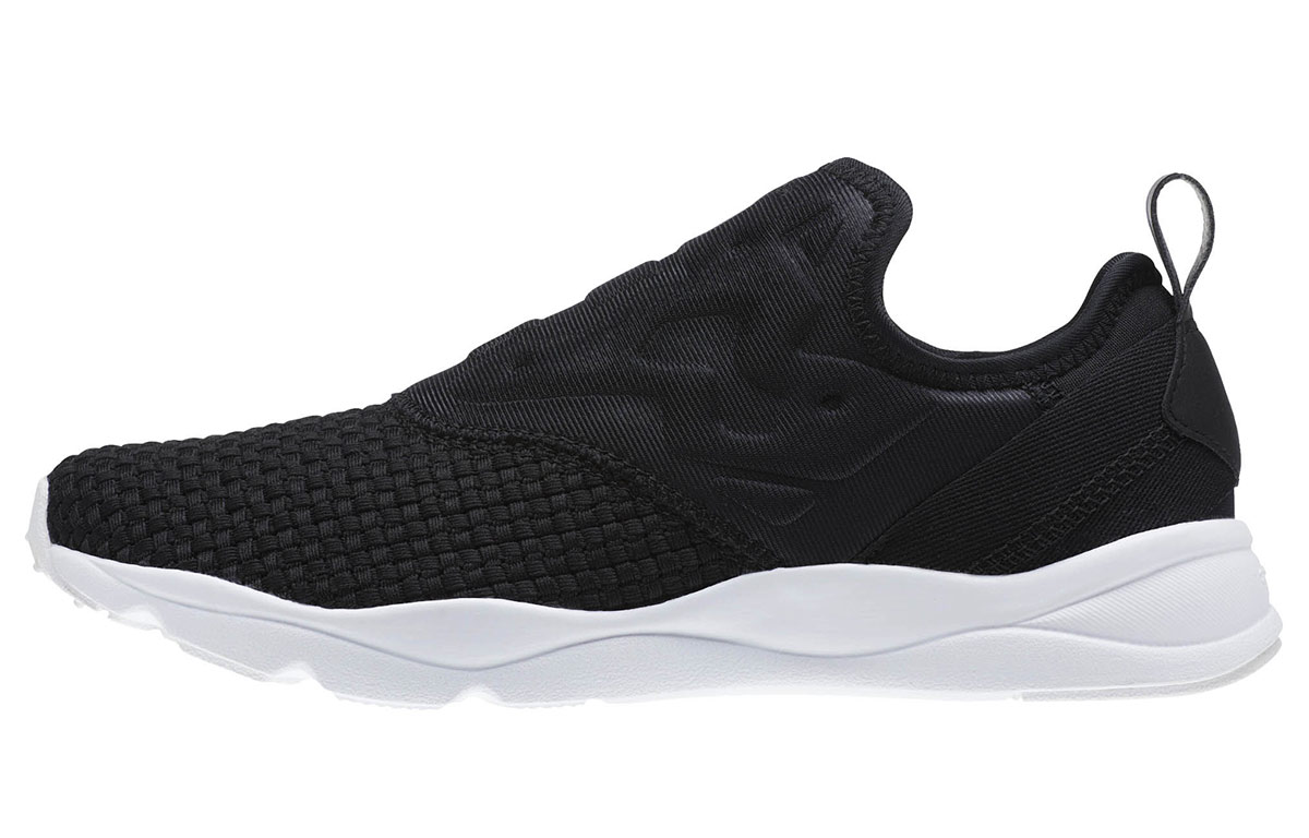 Reebok Furylite Slip On Woven 'Black' Women's