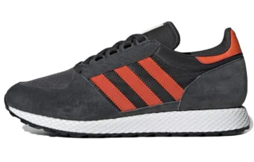Adidas Originals Forest Grove Slip Resistant Low top Casual Shoes Unisex Black Red