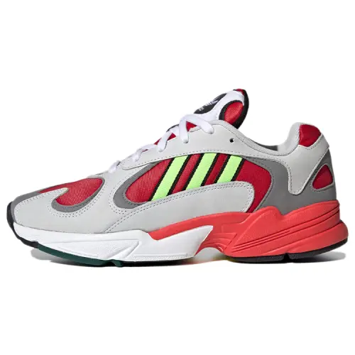 Adidas Originals Yung 1 Casual Shoes Women's Low Top Red/Gray/White