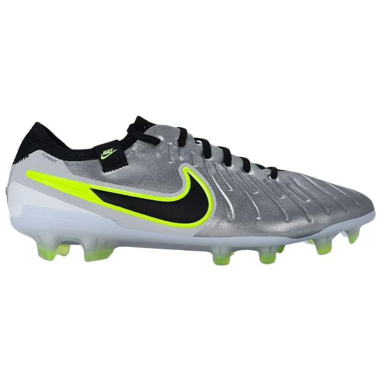 Nike Tiempo Legend 10 Elite Fg Metallic Silver Volt Black