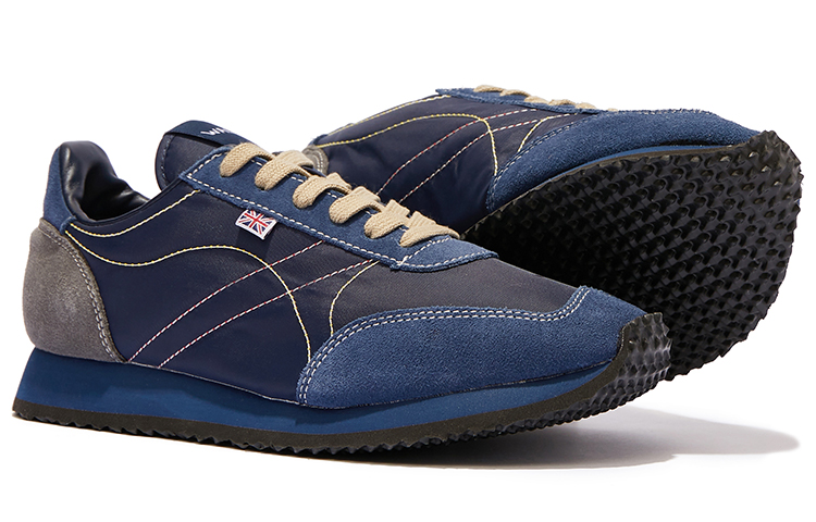Norman Walsh Tdl Low top Casual Shoes Unisex Navy Blue & Asphalt Gray