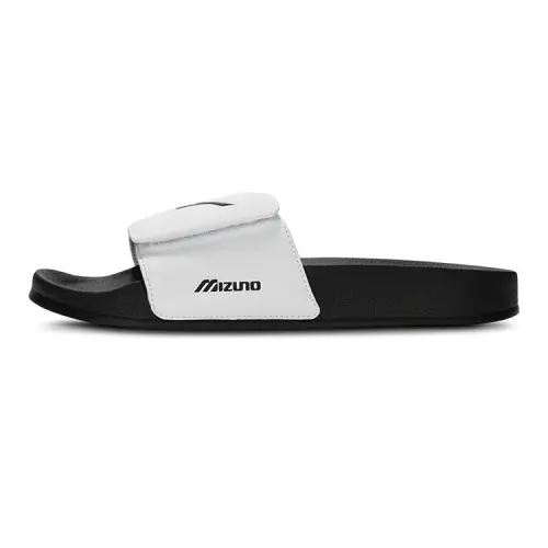 Mizuno Slide Slippers Unisex Black White