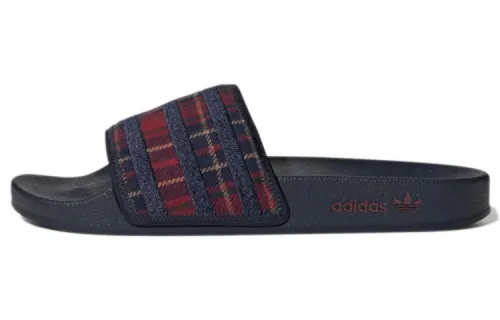 Adidas Adilette Slide 'Cozy Pack - Legend Ink Victory Crimson'