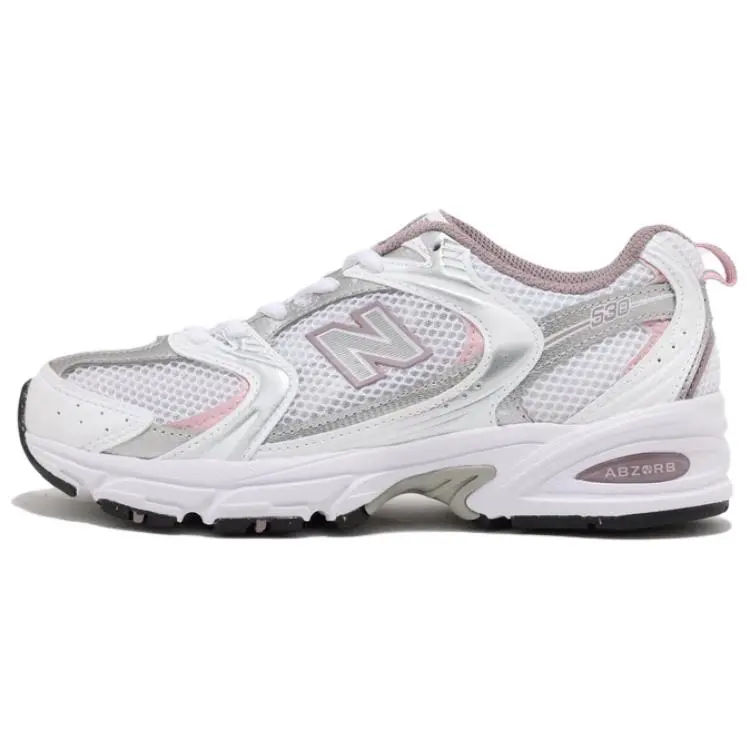 530 New Balance 'White Silver Ice Wine'