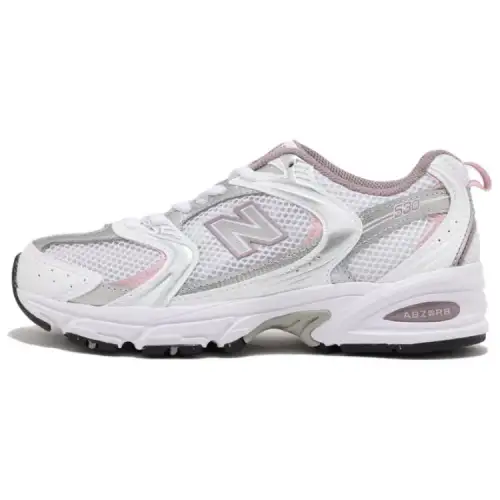 530 New Balance 'White Silver Ice Wine'
