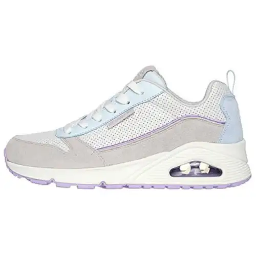 Skechers Balance Lightweight Low top Casual Shoes Women's Gray Blue