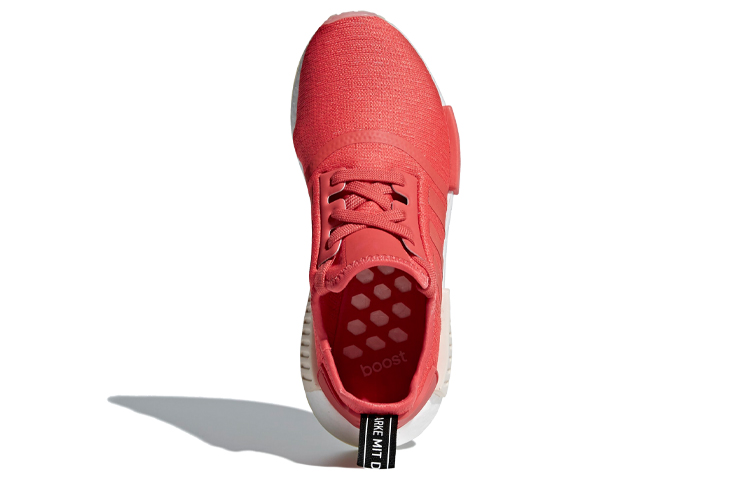 Женские кроссовки adidas originals NMD_R1 (красно-белые) — Красный / белый — фото 5